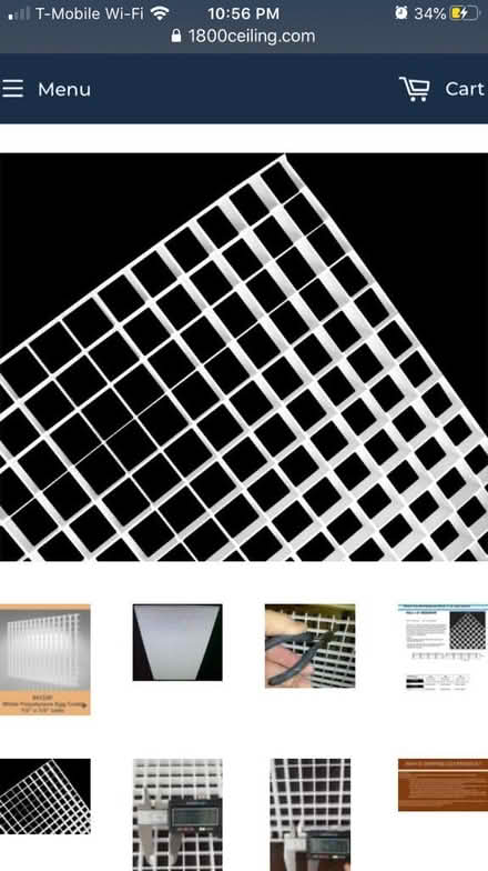Photo of ceiling tile egg crate panel (Northern New Jersey New York) #1