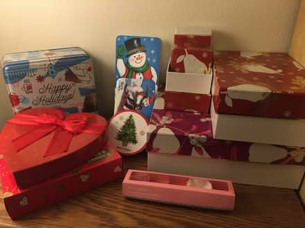 Photo of free Fancy used gift/chocolates boxes (Stevens Creek x Saratoga Ave) #1