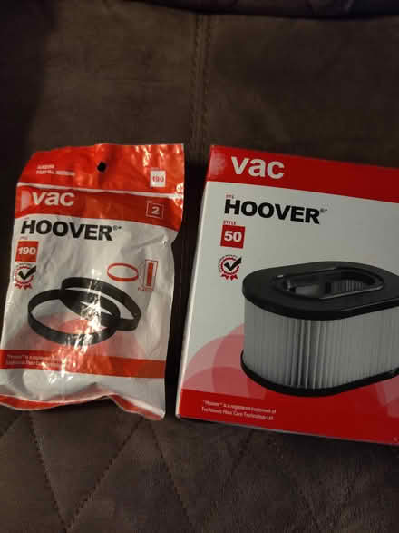 Photo of free Hoover filters and belts (Aurora, SE 34 and Montgomery..) #1