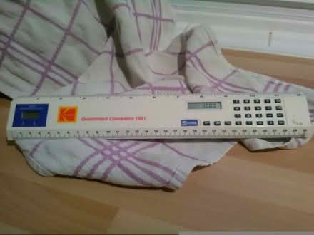 Photo of free combined ruler/basic calculator - fun for children (Wytham OX2) #1