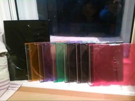 Photo of free 6 slim CD cases, one DVD case (Oxford-Freegle CGA OX2) #1