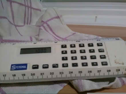 Photo of free combined ruler/basic calculator - fun for children (Wytham OX2) #2