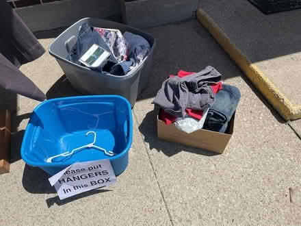 Photo of free Clothing on sidewalk (734 N Main St, Oshkosh, WI) #3