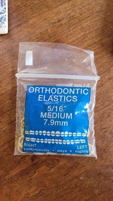 Photo of free Bag of orthodontic elastics (Washington Heights) #1