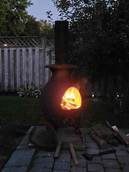 Photo of Outdoor fireplace/chimnea/fire pit (Newmarket) #1