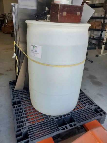 Photo of free 55 gallon drum of mineral oil (Palmetto)