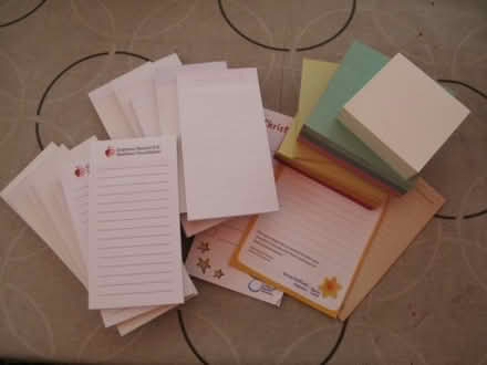 Photo of free collection of assorted small notepads (Woodley RG5) #1