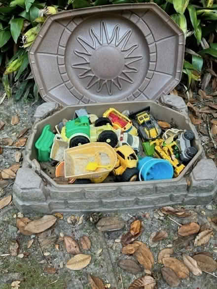Photo of free SandBox w/toys (Lacombe) #2