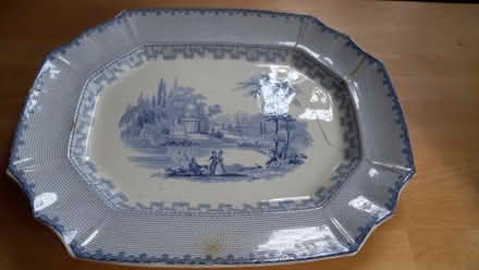 Photo of free Large china serving plate 46cm x 36cm (Bernards Heath AL3) #1