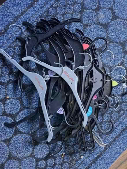 Photo of free Selection of kids plastic hangers (Churchgate EN8) #1