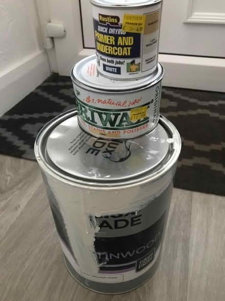 Photo of free Paint x 2 and Briwax natural wax x 1 (Saltford) #1