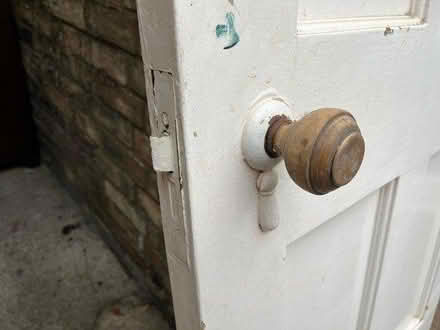 Photo of free Vintage solid wood four panel door (SG5) #2