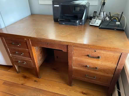 Photo of free Oak desk (Pine Plains NY) #2