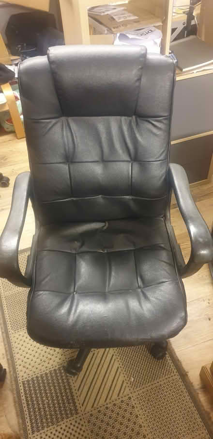 Photo of free Leather office chair (Patchway BS34) #1