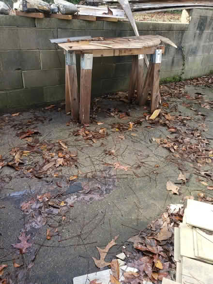 Photo of free Wooden podium getting wet (SW Atlanta) #1