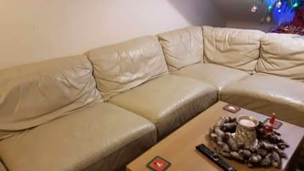 Photo of free Large detachable cream sofa (TQ5) #1