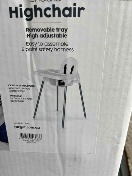 Photo of free High Chair (Epping, Sydney) #1