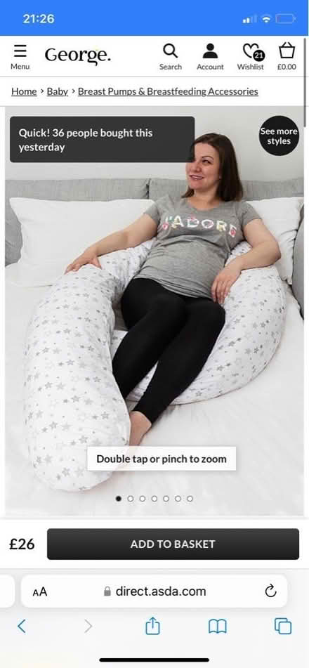 Photo of free 12ft pregnancy pillow (Maidstone) #1