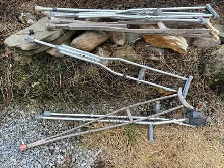 Photo of free Misc. Crutches, Bed Tray (Frederick, near Rosemont) #2