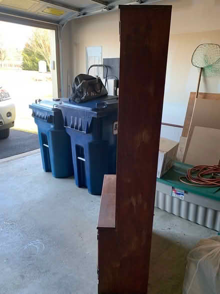 Photo of free Tall wood cabinet (Lincoln University) #2