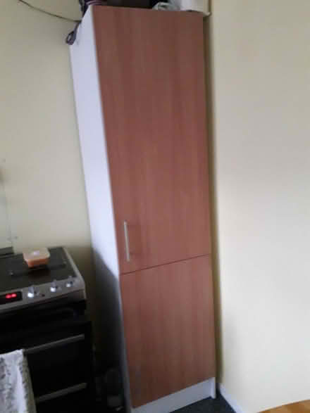 Photo of free tall free standing cupboard and small wooden cupboard doors (Heeley S2) #1