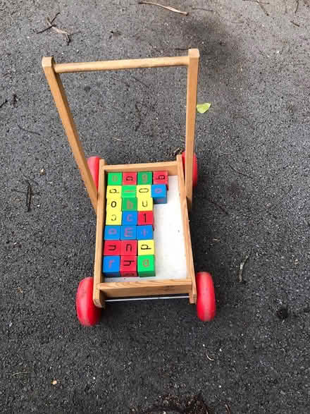 Photo of free Baby walker with bricks (Warlingham) #1