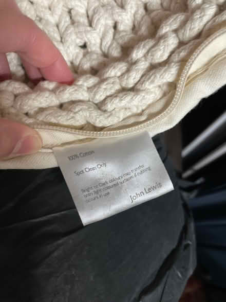 Photo of free John Lewis floor cushion cream (SW8) #2
