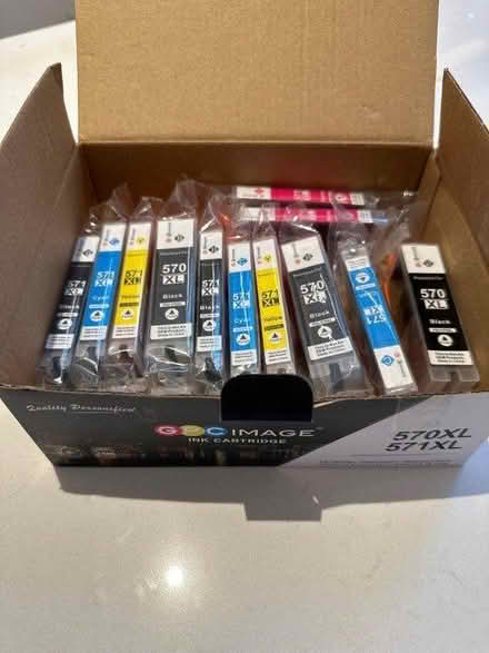 Photo of free Canon 571 and 570 ink cartridges (Herne Hill) #1
