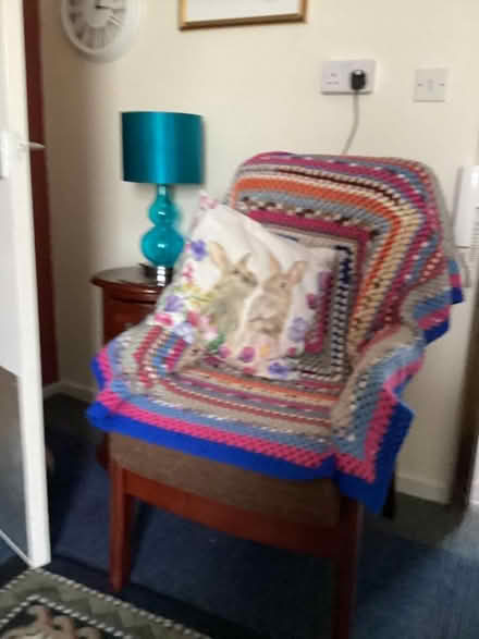 Photo of free Cosy high back chair with arms (Moorclose CA14) #2