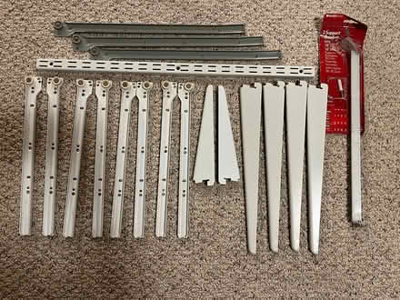 Photo of free Assorted shelf brackets (Concord) #1