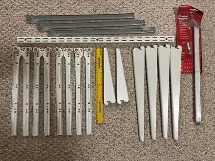 Photo of free Assorted shelf brackets (Concord) #2