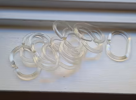 Photo of free Plastic Shower Hooks, Complete (Roger's park) #1
