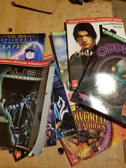 Photo of free Assorted Prima strategy guides and Star Wars scrapbooks (Rowditch DE22) #1