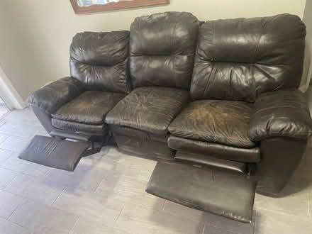 Photo of free Leather sofa (Front Royal) #2