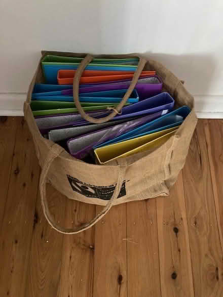 Photo of free Bag of ring binders (North Strathfield) #1