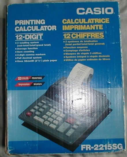 Photo of free Casio Electric Printing Calculator (Hell's Kitchen) #1