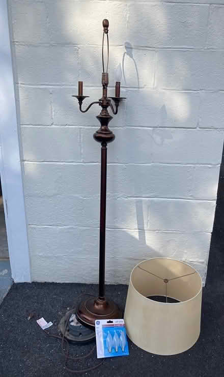 Photo of free Floor Lamp with broken base (Troy, VA) #1