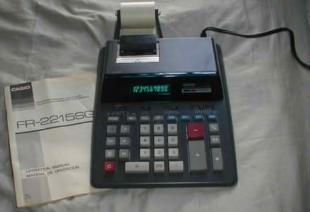 Photo of free Casio Electric Printing Calculator (Hell's Kitchen) #2