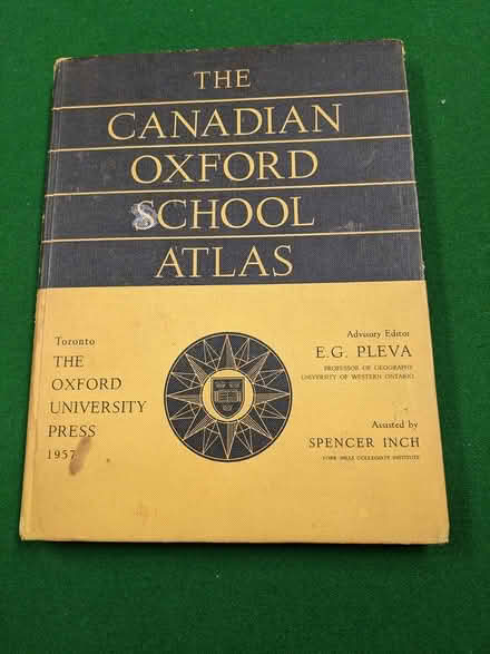 Photo of free 1957 school atlas (Westvale in Waterloo) #1