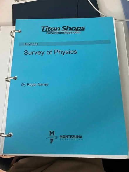 Photo of free Physics Text Book (Santa Ana)