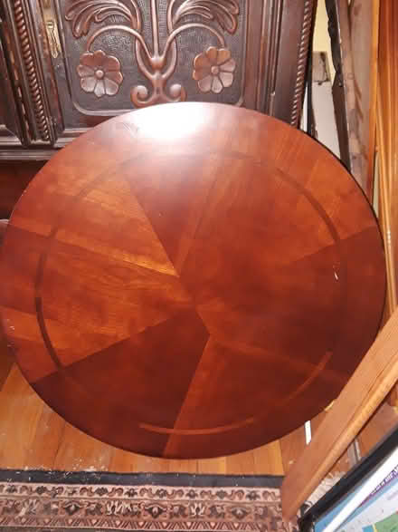 Photo of free Round Wood table Top (Medford) #1