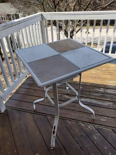 Photo of free Metal outdoor bar height table (newmarket-mulock and bayview) #3