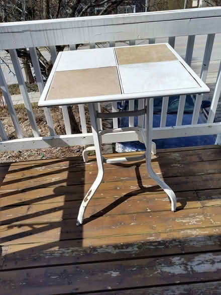 Photo of free Metal outdoor bar height table (newmarket-mulock and bayview) #2