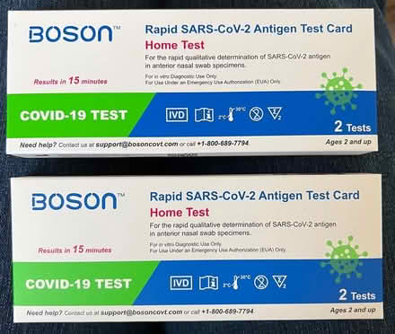 Photo of free COVID-19 test kits: 4 total (Canton Center & Cherry Hill Rd) #2