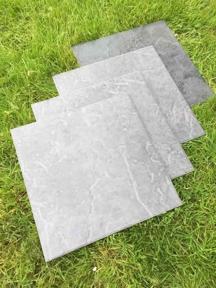 Photo of free 4 x Grey Porcelain Tiles 33x33cm (Weymouth (DT3)) #1