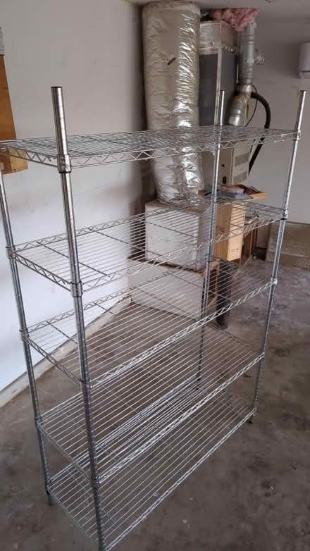 Photo of free Metal shelves (41st and 193rd) #1