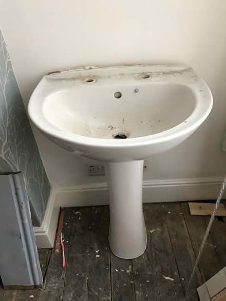 Photo of free Bathroom pedestal sink (Old Basford NG7) #3