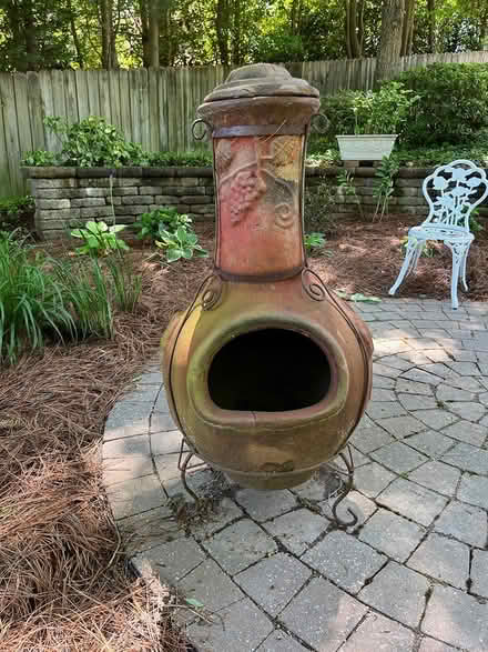 Photo of free Clay Chiminea (Cary, NC) #1