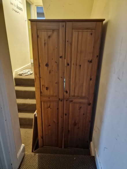 Photo of free Wooden Wardrobe (Morecambe Town Center LA4) #1