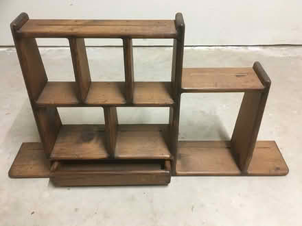 Photo of free portable wood display shelf (Arden Hills) #1